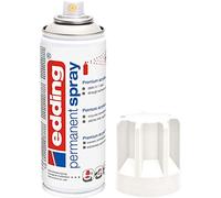 edding 5200 Spray Permanente, Bianco Traffico Opaco, 200 Ml, Vernice Acrilica Premium per Dipingere e Decorare Vetro, Metallo, Legno, Ceramica, Plastica, Tela, Smalto Acrilico, Vernice Spray