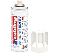 edding 5200 Spray Permanente, Bianco Traffico Opaco, 200 Ml, Vernice Acrilica Premium per Dipingere e Decorare Vetro, Metallo, Legno, Ceramica, Plastica, Tela, Smalto Acrilico, Vernice Spray