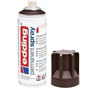 edding 5200 Spray Permanente, Cioccolato Opaco, 200 Ml, Vernice Acrilica Premium per Dipingere e Decorare Vetro, Metallo, Legno, Ceramica, Plastica, Tela, Smalto Acrilico, Vernice Spray