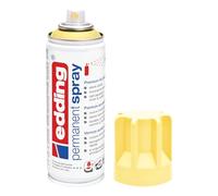 edding 5200 Spray Permanente, Giallo Pastello Opaco, 200 Ml, Vernice Acrilica Premium per Dipingere e Decorare Vetro, Metallo, Legno, Ceramica, Plastica, Tela, Smalto Acrilico, Vernice Spray