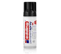edding 5200 Spray Permanente, Nero Opaco, 200 Ml, Vernice Acrilica Premium per Dipingere e Decorare Vetro, Metallo, Legno, Ceramica, Plastica, Tela, Smalto Acrilico, Vernice Spray