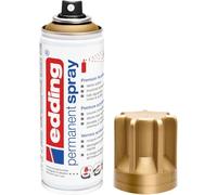 edding 5200 Spray Permanente, Oro Prezioso Opaco, 200 Ml, Vernice Acrilica Premium per Dipingere e Decorare Vetro, Metallo, Legno, Ceramica, Plastica, Tela, Smalto Acrilico