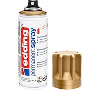 edding 5200 Spray Permanente, Oro Prezioso Opaco, 200 Ml, Vernice Acrilica Premium per Dipingere e Decorare Vetro, Metallo, Legno, Ceramica, Plastica, Tela, Smalto Acrilico, Vernice Spray