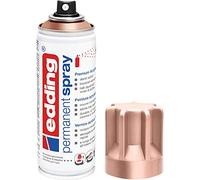 edding 5200 Spray Permanente, Oro Rosa Opaco, 200 Ml, Vernice Acrilica Premium per Dipingere e Decorare Vetro, Metallo, Legno, Ceramica, Plastica, Tela, Smalto Acrilico, Vernice Spray