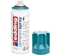 edding 5200 Spray Permanente, Petrolio Opaco, 200 Ml, Vernice Acrilica Premium per Dipingere e Decorare Vetro, Metallo, Legno, Ceramica, Plastica, Tela, Smalto Acrilico, Vernice Spray