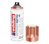 edding 5200 Spray Permanente, Rame Prezioso Opaco, 200 Ml, Vernice Acrilica Premium per Dipingere e Decorare Vetro, Metallo, Legno, Ceramica, Plastica, Tela, Smalto Acrilico, Vernice Spray
