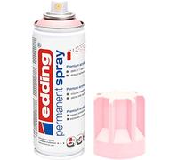 edding 5200 Spray Permanente, Rosa Pastello Opaco, 200 Ml, Vernice Acrilica Premium per Dipingere e Decorare Vetro, Metallo, Legno, Ceramica, Plastica, Tela, Smalto Acrilico, Vernice Spray