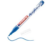 edding 5300 acrylic marker fine - blue - 1 waterproof acrylic paint marker - fin