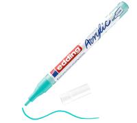 edding 5300 acrylic marker fine - turquoise - 1 waterproof acrylic paint marker