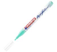 edding 5300 Marcatore Acrilico Fine, Turchese, 1 Marcatore a Vernice Acrilica Waterproof, Punta Tonda 1-2Mm, Pennnarello Acrilico per Disegno Su Tela, Carta, Legno, Marcatore Acrilico per Ciotoli