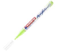 edding 5300 Marcatore Acrilico Fine, Verde Pastello, 1 Marcatore a Vernice Acrilica Waterproof, Punta Tonda 1-2Mm, Pennnarello Acrilico per Disegno Su Tela, Carta, Legno, per Ciotoli