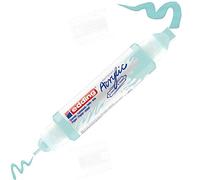 edding 5400 Pennarello Acrilico 3D Double Liner, Blu Pastello- 1 Tubetto di Vernice Acrilica, Doppia Punta 2-3,5-10Mm, Pittura Acrilica per Tele, Tavole, Legno, Colori Impermeabili di Alta Qualità