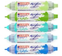 Edding 5400 Permanente Acrilico 3D Doppio Liner Vernice- Pennino - Cool Set Di 5