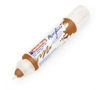 Edding 5400 Vernice Acrilica Permanente 3D Doppia Punta A Pennello/Cinque