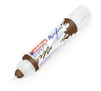 Edding 5400 Vernice Acrilica Permanente 3D Doppia Punta A Pennello/Cinque