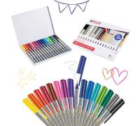 Edding 4-55-16 Fineliner 55 - Pennarelli punta sottile 0.3, colori assortiti