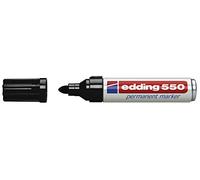 Edding 550 - Confezione da 3 pezzi, colore: Nero