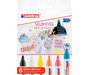Edding 6 Pennarelli Colori Confezione Edding