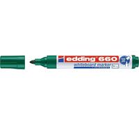 EDDING 660 Pennarello Ardesia Bianca - Punta tonda - corsa tra 1.5 e 3 mm.- Inchiostro pigmentato - ricaricabile - crasing secc NEW