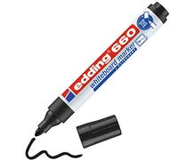 Edding Marcatore per lavagne bianche E-660001 - punta conica 1,50-3,00 mm - nero - conf. 10 pz