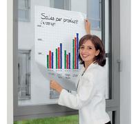 Edding 7-159100 1591 Magic-Chart Lavagna Bianca Piana Confezione Da 25 Fogli