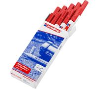 edding 750 Paint Marker, colore: Nero, Red, 10, 10 Pezzi