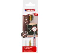Edding -751 Gloss Paint Marker Metallic Set - 3 Pcs (702061) Toy NUOVO