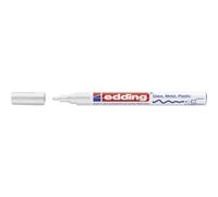 EDDING - E-751 049 - Marcatore permanente a vernice 751 - punta tonda fine - da 1 a 2 mm - bianco - Edding - 27567 - Conf. da 1 Pz. - E-751 049