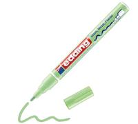 Edding 751 Marcatore a Vernice Lucida, Verde Pastello, 1 Pz, Punta Tonda 1-2 mm, Penna per Vetro, Ciottoli, Legno, Plastica, Carta, Impermeabile, Alta Copertura