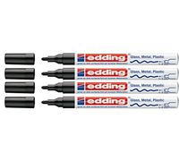Edding 751 Marcatore Vernice M Pizzo (4 Pacco , Nero)