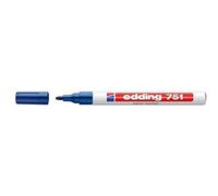 edding 751 pennarello con punta a proiettile - blu (confezione da 3)