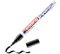 edding Pennarello indelebile 753 – Punta calligrafica 1–2,5 mm, Nero, altamente coprente, 1 pz