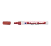 EDDING 780RT - Pennarello a vernice, 0,8 mm, rosso