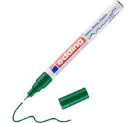 edding 780 Marcatore a Vernice Lucida, Verde, 1 Pennarello, Punta Rotonda Extra-Fine 0,8 Mm, Impermeabile, Altamente Coprente, Bullet Journals, Hand Lettering