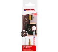 Edding 780 Oro Argento Bianco 3 pz