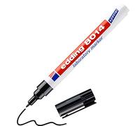 Edding 8014 Laboratorio di Marker - Colore: Nero - per l' etichetta di superficie liscia e trasparente (ad esempio risposta occhiali, attrezzature di laboratorio)