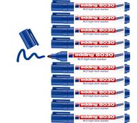 edding 8030 NLS high-tech marker - blue - 10 pens - bullet nib 1.5-3 mm - rustpr