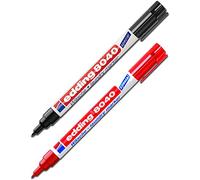 edding 8040 - Segnabiancheria (set combinato 1 × nero + 1 × rosso)