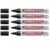 Edding 8750 Industry Paint - Pennarello, colore: Nero