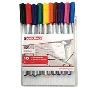 EDDING 89 FINELINER DISEGNO ART PENNE ASSORTITI PORTAFOGLIO DA 10