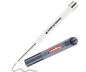 Edding Baumarker Garphit 4-8880-1-1112 Tieflochmarker Grigio, Bianco 1 Pezzo