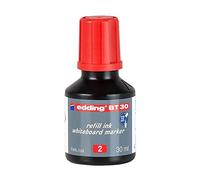 Edding BT30 - Pennarello per lavagna bianca, 30 ml, colore: rosso per 360 x l
