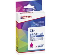edding Cartuccia di ricambio per Brother LC-123M Magenta EDD-447 18-447-01