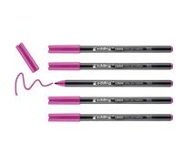 Edding e-1300 - Pennarelli da colorare con punta tonda, 3 mm, confezione da 5, colore: Viola pallido