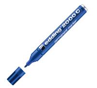 EDDING - E-2000C 003 - Marcatore permanente 2000C - punta conica - da 1,5 a 3 mm - blu - Edding - 27467 - Conf. da 10 Pz. - E-2000C 003