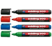 Edding e-300 pennarello indelebile con punta ogivale, da 1,5 a 3 mm, colore: azzurro cielo Noir/Rouge/Bleu/Vert/Jaune/Orange/Marron/Violet/Rose/Bleu