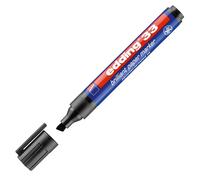 EDDING - E-33 001 - Marcatore permanente 33 - punta scalpello - da 1 a 5 mm - nero - Edding - 27507 - Conf. da 1 Pz. - E-33 001
