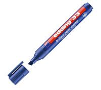 EDDING - E-33 003 - Marcatore permanente 33 - punta scalpello - da 1 a 5 mm - blu - Edding - 27508 - Conf. da 1 Pz. - E-33 003