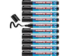 Edding 383 Flipchart Pennarello - 1-5mm - Scalpello Punta - Nero - Confezione Di