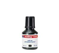 EDDING - E-T25 001 - Ricarica Inchiostro marcatore permanente T25 - 30ml - nero - Edding - 61336 - Conf. da 1 Pz.
